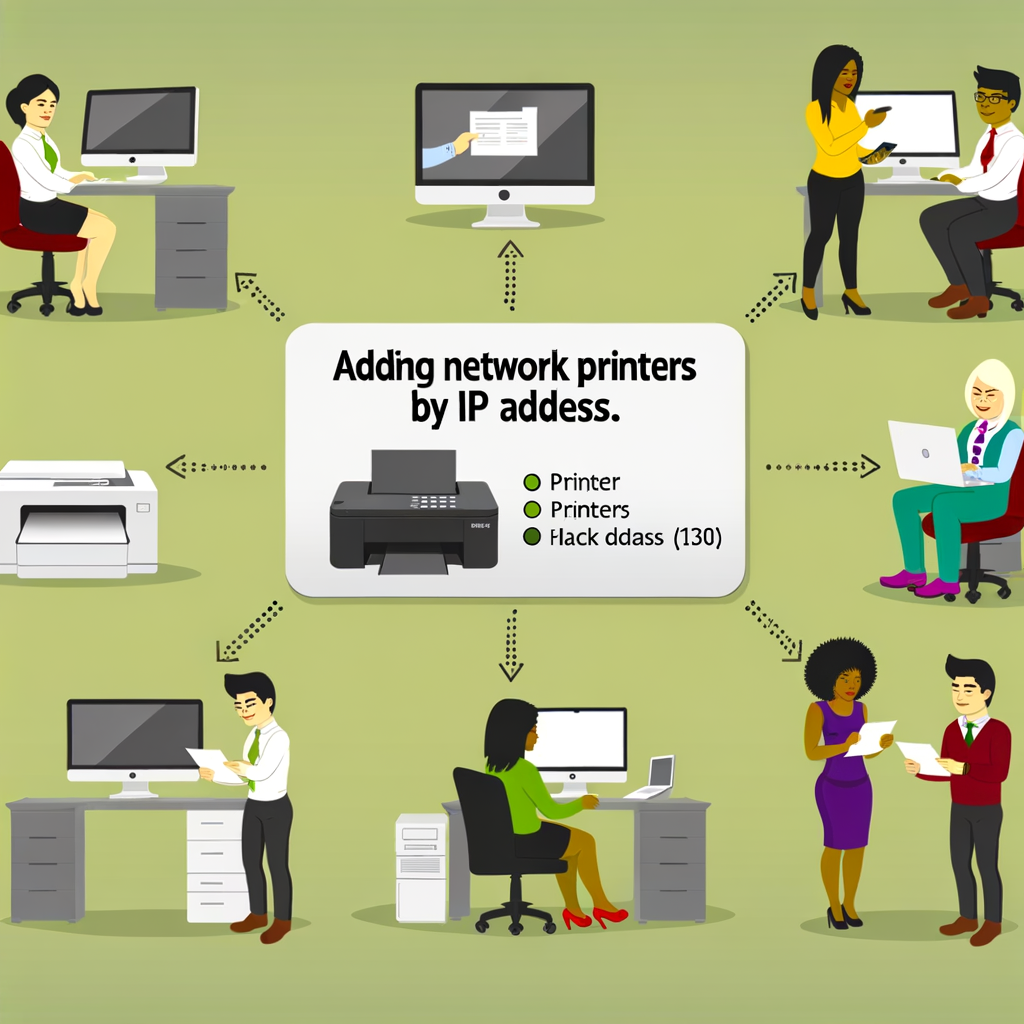Doporučené postupy pro přidávání síťových tiskáren podle IP adresy