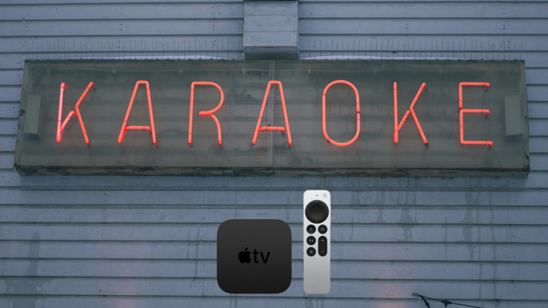 Apple TV'de karaoke kullanırken kendinizi televizyon ekranında nasıl görebilirsiniz?