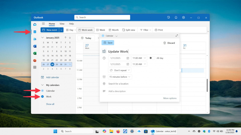   Windows PCのOutlookでiCloudカレンダーを使用します