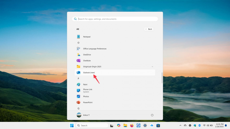   Windows PCの新しいOutlookアプリ