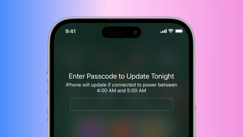   iPhoneに夜にiOSアップデートを自動インストールする