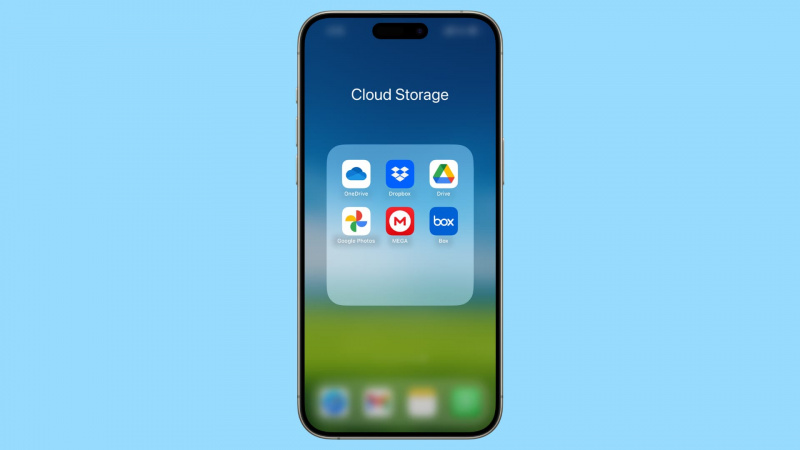   iPhone 上のいくつかのクラウド ストレージ アプリ