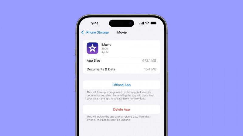   iPhoneのアプリをオフロードして削除する