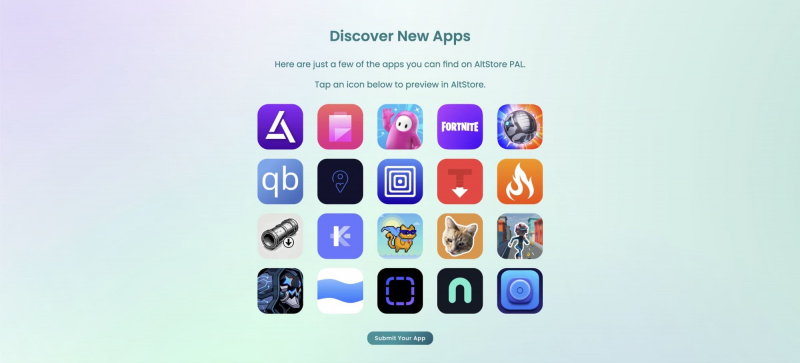   AltStore Открийте нови приложения.